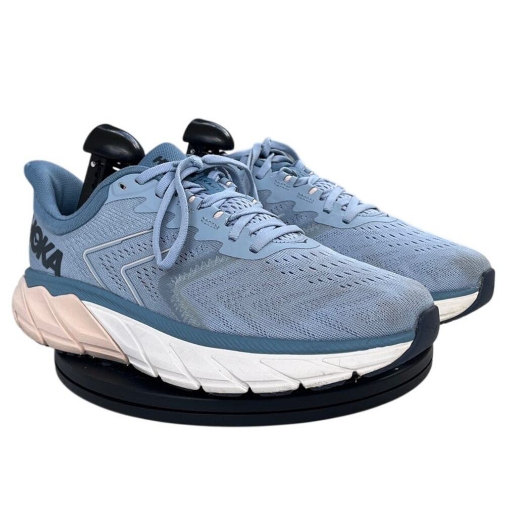 Womens Hoka One One Arahi 5 1115012BFPB Mesh Athletic Sneaker Shoes SZ 9.5B Blue - Picture 3 of 6